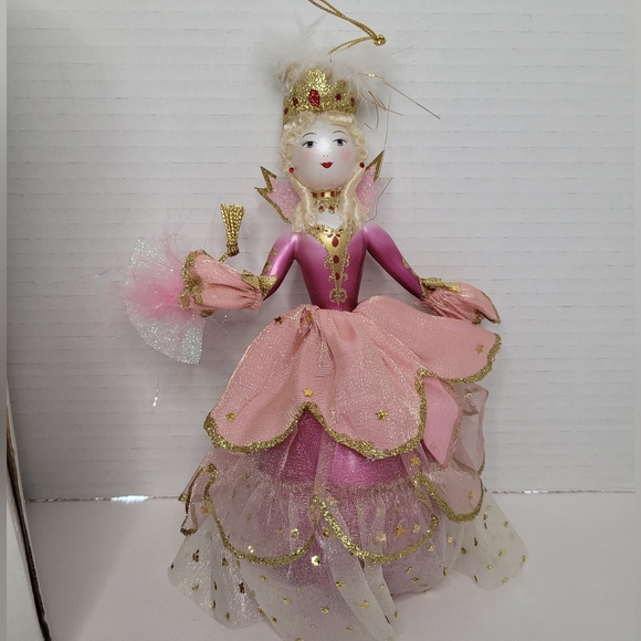 Kurt Adler Pink and Gold Holiday Ornament - Picture 8 of 15